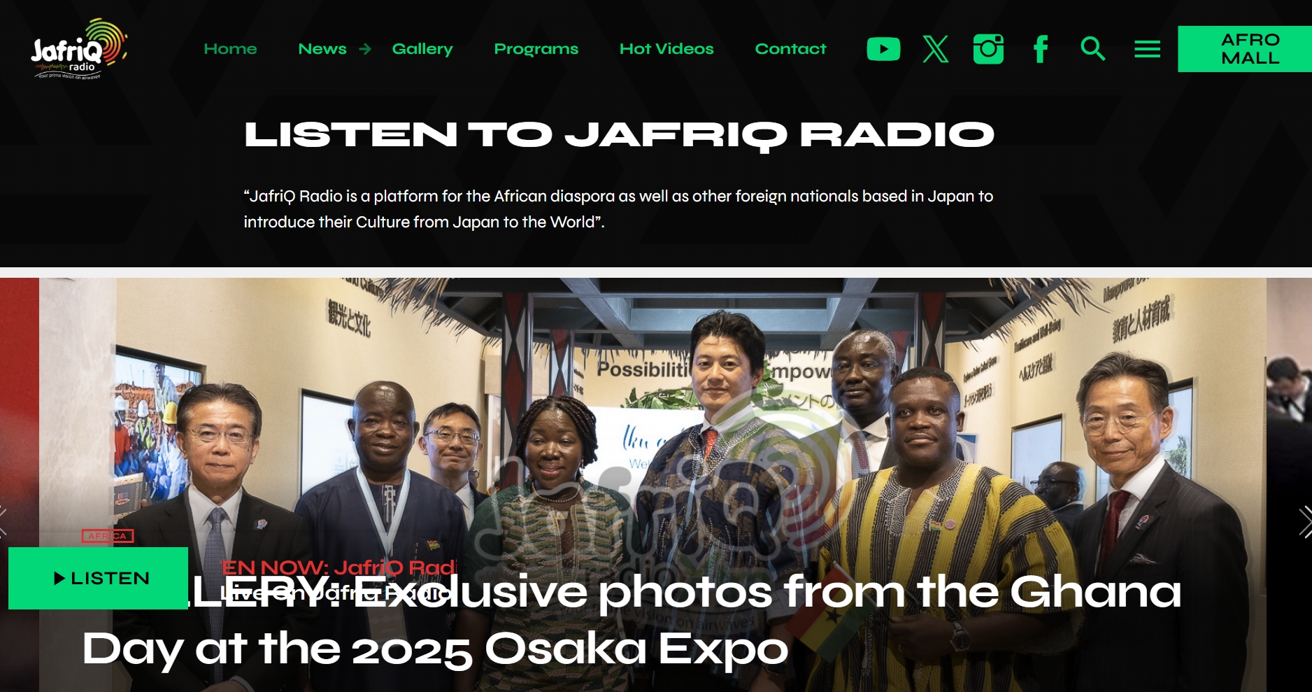 Jafriq Radio Japan screenshot
